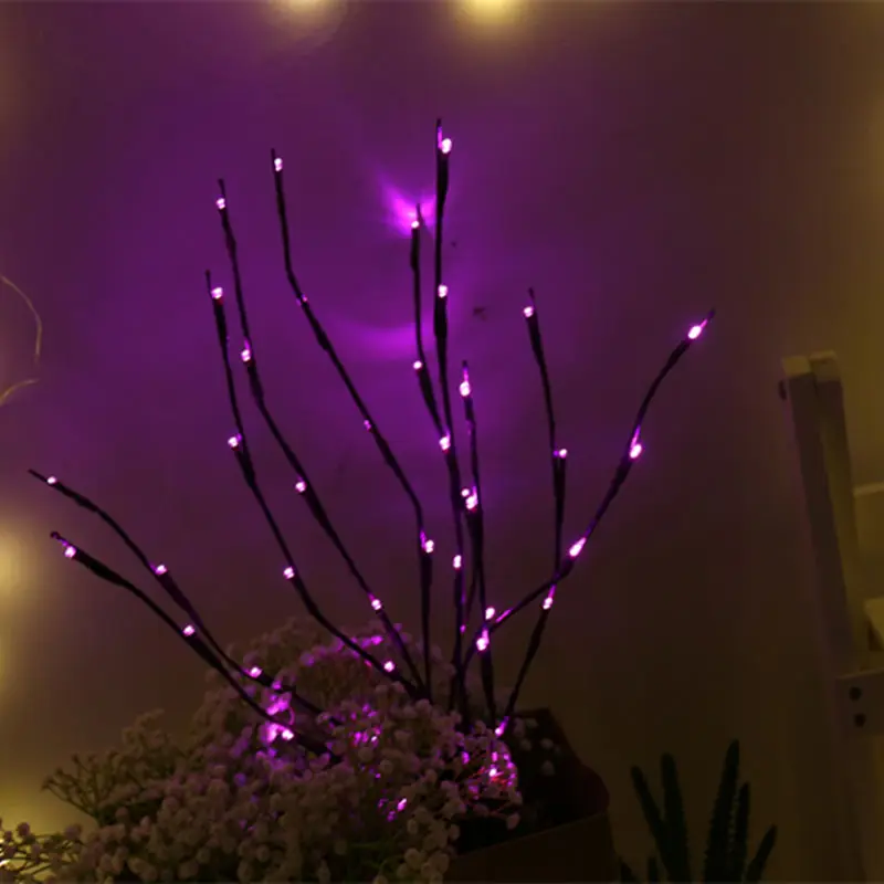 

LED Willow Branch Lamp Floral Lights AA battery powered 20 Bulbs Home Christmas Party Garden Decor Christmas Birthday Gift gifts