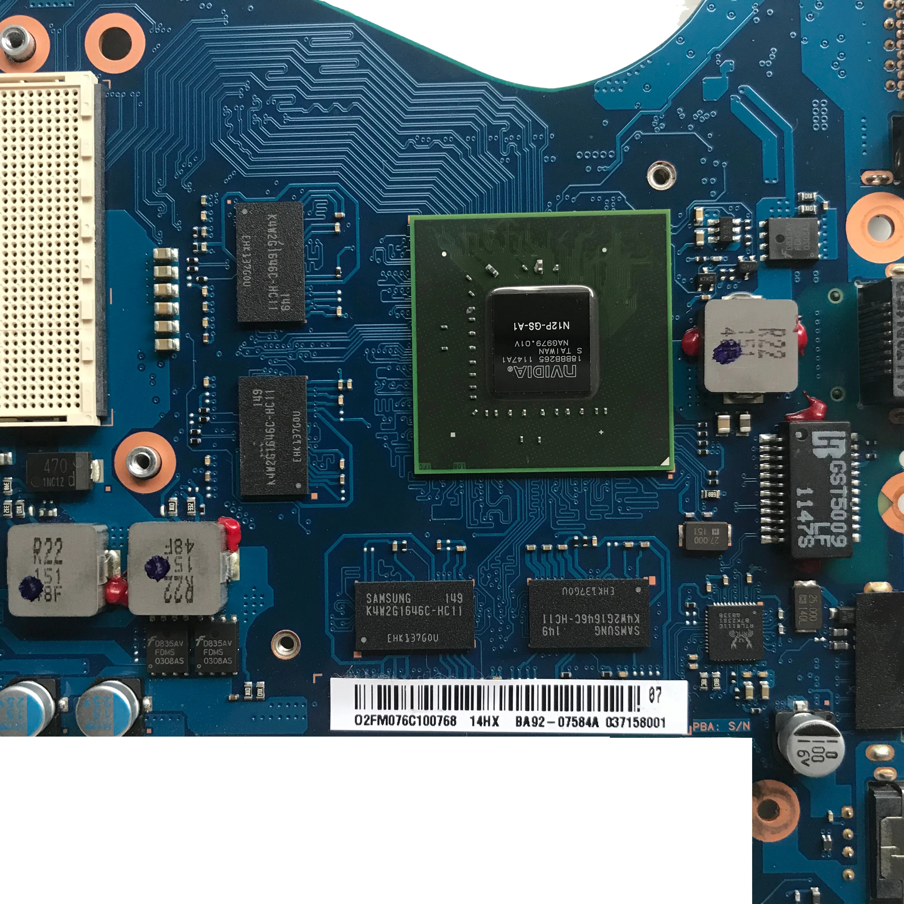 Отлично подходит для samsung RF711 RF511 Материнская плата ноутбука GT540M/2G DDR3 BA41-01473A BA92-07584A BA92-07584B рабочих