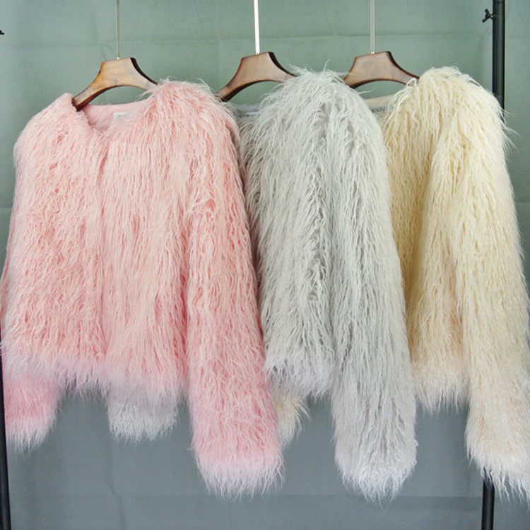 Пальто женское из искусственного меха в богемном стиле зимнее | Женская одежда