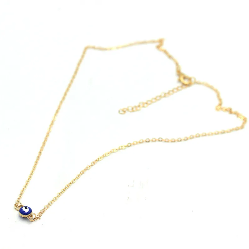 LUSION простой турецкий голубой глаз кулон ожерелье для женщин Bijoux Макси себе ожерелье s колье модное колье ювелирные изделия