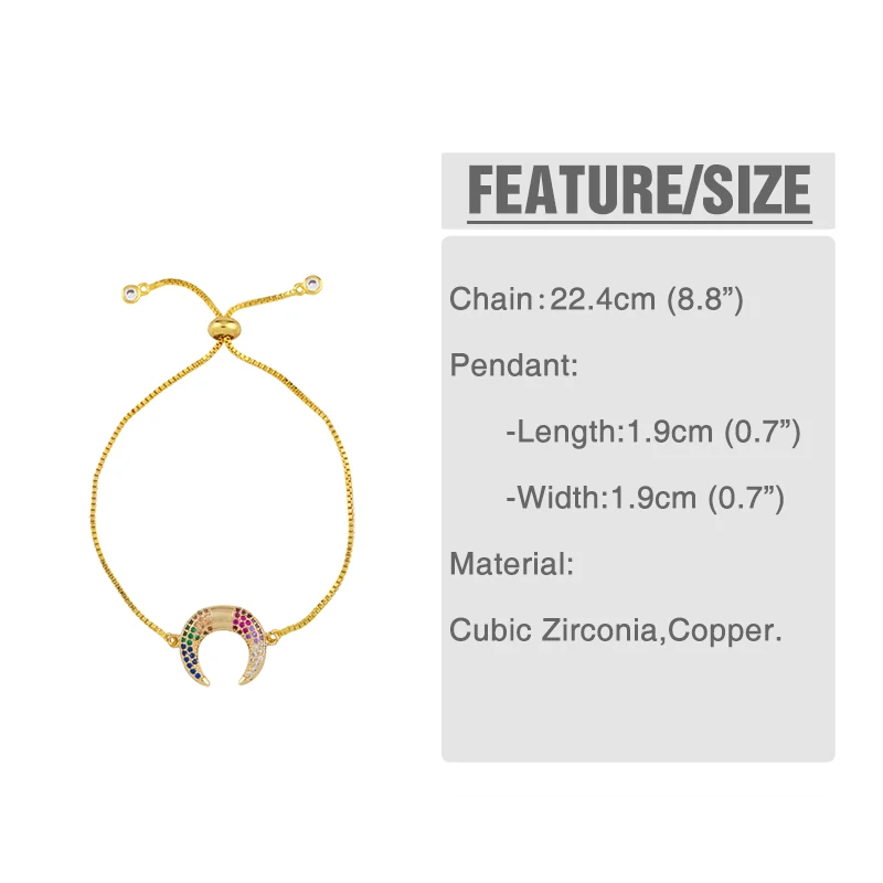 Женский браслет с подвеской в виде сердца фианитом | Украшения и аксессуары