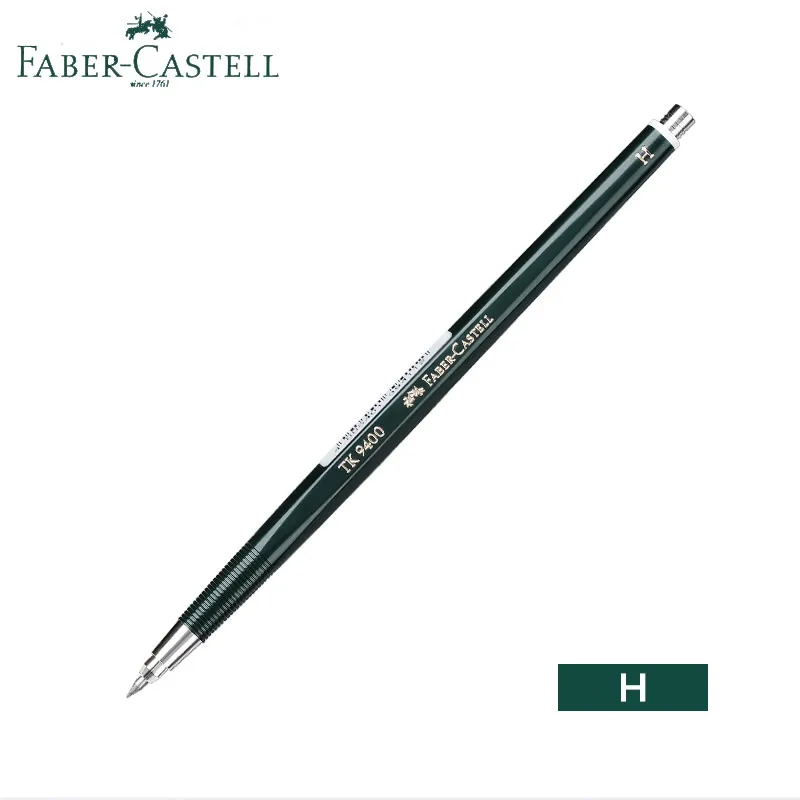 Faber Castell клатч карандаш TK 9400 2/3. 15 мм чертёжные механические/автоматические карандаши 3 H/5B/6B; включает 2 H/3B/F/H/5B/6B свинцовый стержень - Цвет: 1pc H