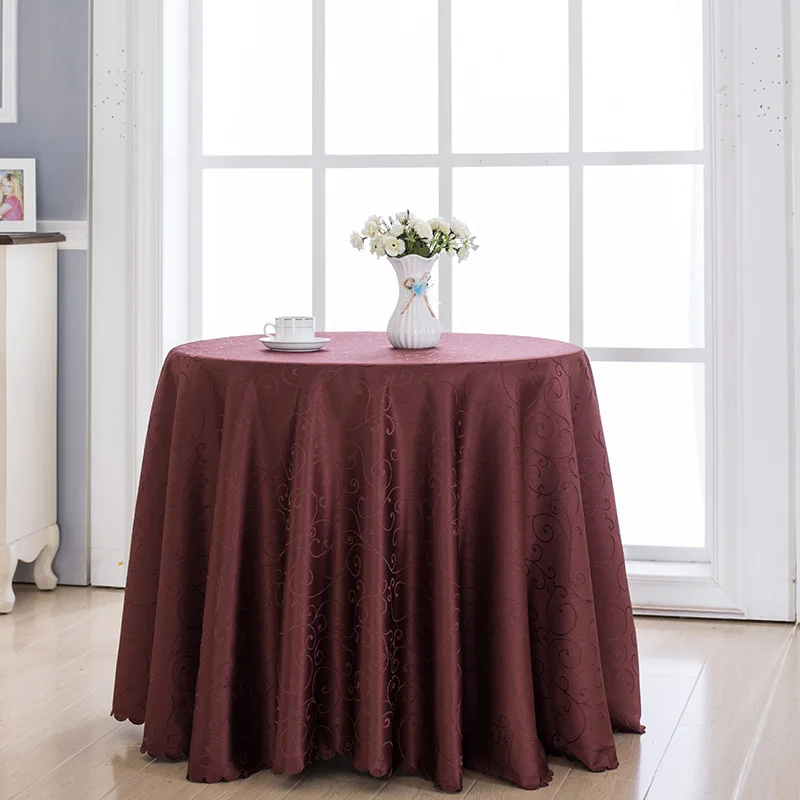 European Style Jacquard Wedding Table Cloth For Party Polyester Hotel Round Rectangular Tablecloth Home Dining Cover Decor | Дом и сад