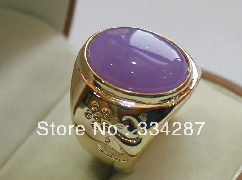 Бесплатная доставка Красивые фиолетовые бигуди в форме сердца мужские ювелирные