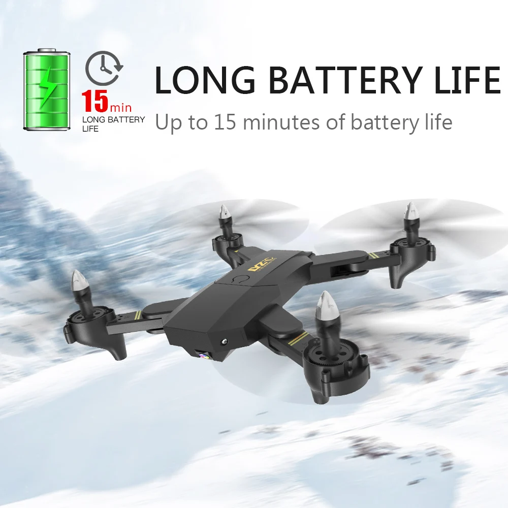 Дроны с камерой HD 2MP RC Дрон Квадрокоптер FPV VS XS809S E58 SG700|Радиоуправляемые вертолеты|