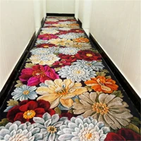 3d creative flower door mat plant carpet hallway carpets bedroom living room tea table rugs kitchen bathroom antiskid mats