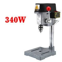 340w electric bench drill with 0 6mm 6 5mm multi function micro drilling machine 220v household drilling machine gb 5158b