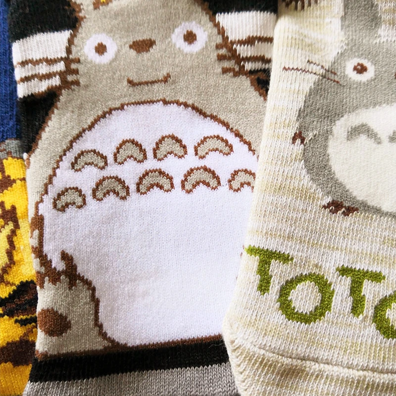 Носки Тоторо kawaii носки по щиколотку harajuku catbus studio ghibli мультипликационные женские