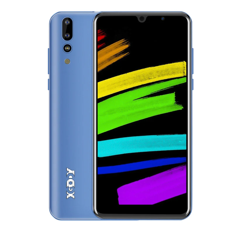 XGODY P30 3g смартфон " 18:9 Android 9,0 2 Гб ОЗУ 16 Гб ПЗУ MTK6580 четырехъядерный процессор две sim-карты 5 Мп камера 2800 мАч gps WiFi мобильный телефон - Цвет: Blue