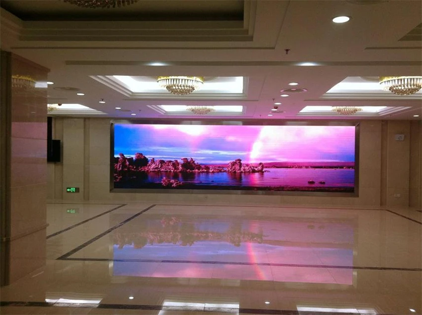 Светодиодный настенный панель P5 Крытый rgb полноцветная матричная панель 320x160 мм smd3528 светодиодный экран модуль цифровой рекламный щит