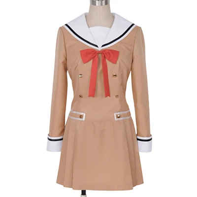 Clothing and bow Короткая футболка с героями из японского аниме «Bang Dream OYAMA Касуми HANAZONO костюмы для косплея для девочек высокое школьная форма Хэллоуин Карнавальный наряд комплект и парики - Цвет: Clothing and bow