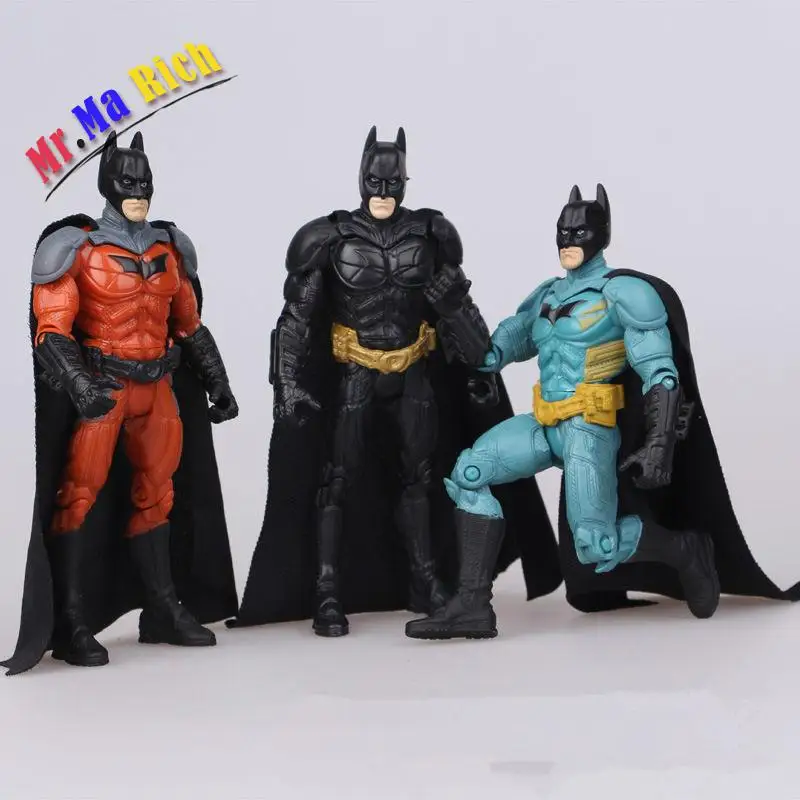 3 Pz/lotto Бэтмен Экшн фигурки Giocattoli Pvc Modello Bambole Per I Bambini Migliore Regalo Mobile Articolazione|batman action