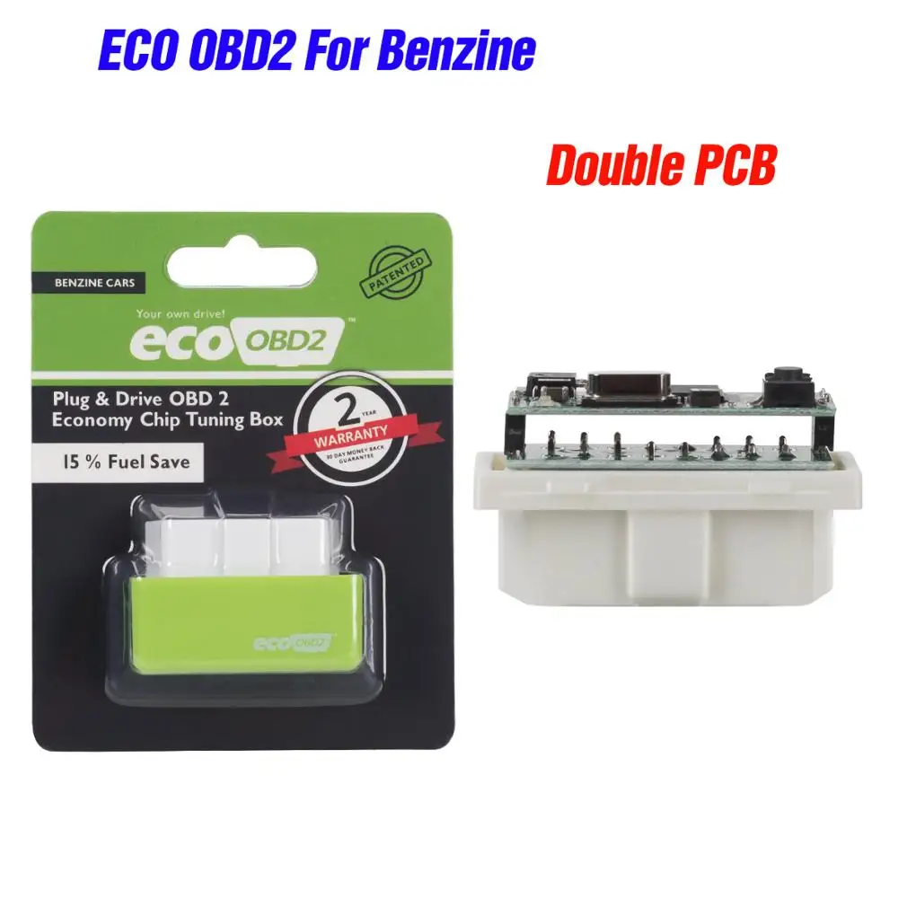15% экономия топлива EcoOBD2 чип тюнинговая коробка ECO OBD2 бензиновый вилка для автомобилей и приводное устройство OBDII диагностический инструмент Розничная коробка - Цвет: Type 1