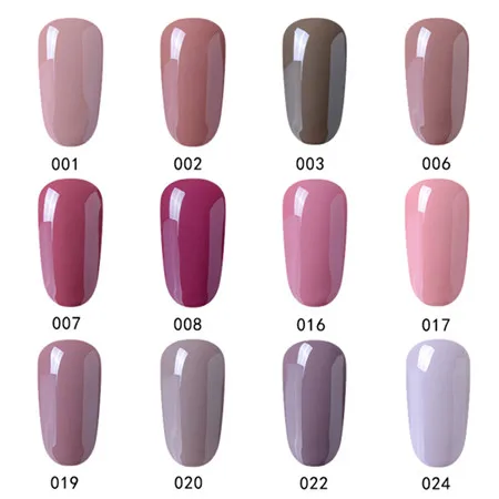 Nude Color Series HNM 12 шт./лот набор гель-лака набор Фиолетовый Серия УФ гель лак для ногтей гель лак длинный последний Гель-лак Гибридный Полупостоянный Гель-лак - Цвет: Nude Color Series