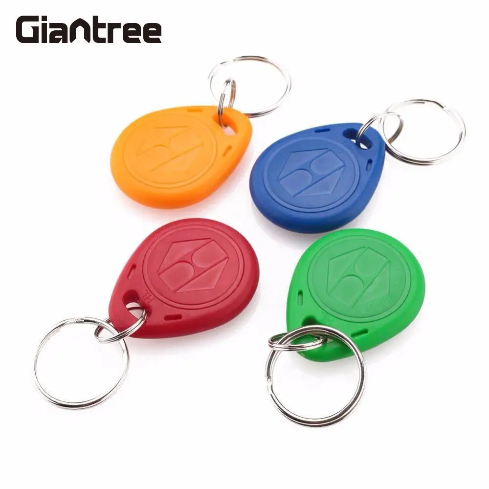 Перезаписываемые rfid карты Giantree 125 кГц брелоки EM4305 идентификационные для контроля