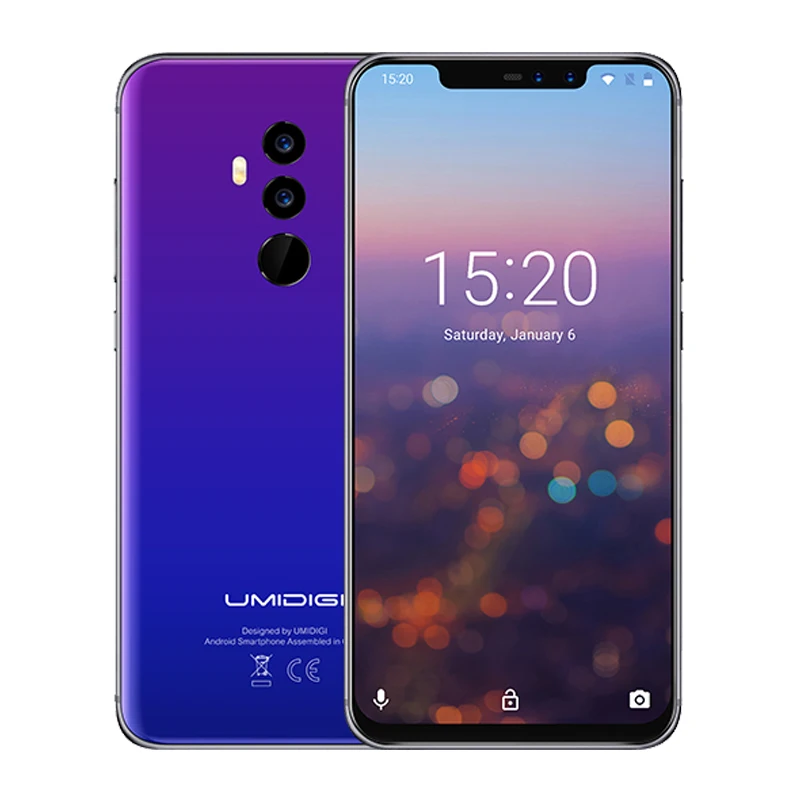 Fantastic Color UMIDIGI Z2 специальное издание Global Bands 6," FHD+ полноэкранный Helio P23 4G+ 64 Гб F/8,1 Большая диафрагма Android 4G смартфон - Цвет: Fantastic Color