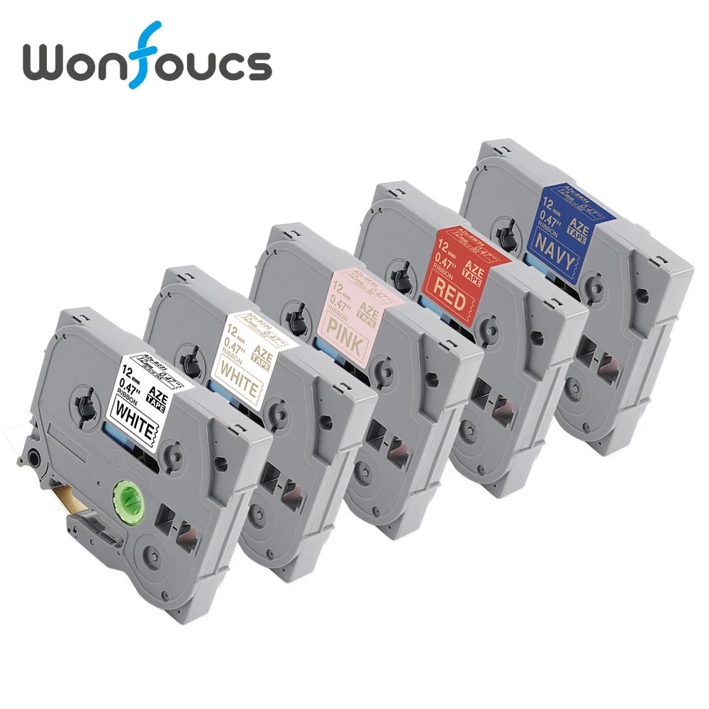5 шт. совместимые с Brother P touch TZe атласные ленты текстильные R231 R234 RE34 RN34 для Labeller