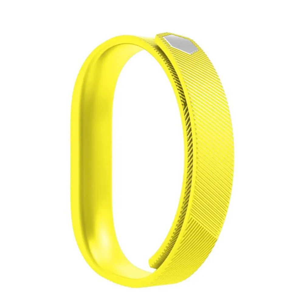 Yellow Мягкий силиконовый ремешок на запястье для Fitbit Flex 2 спортивный умный Браслет сменный Браслет S трекер активности аксессуары - Цвет: Yellow
