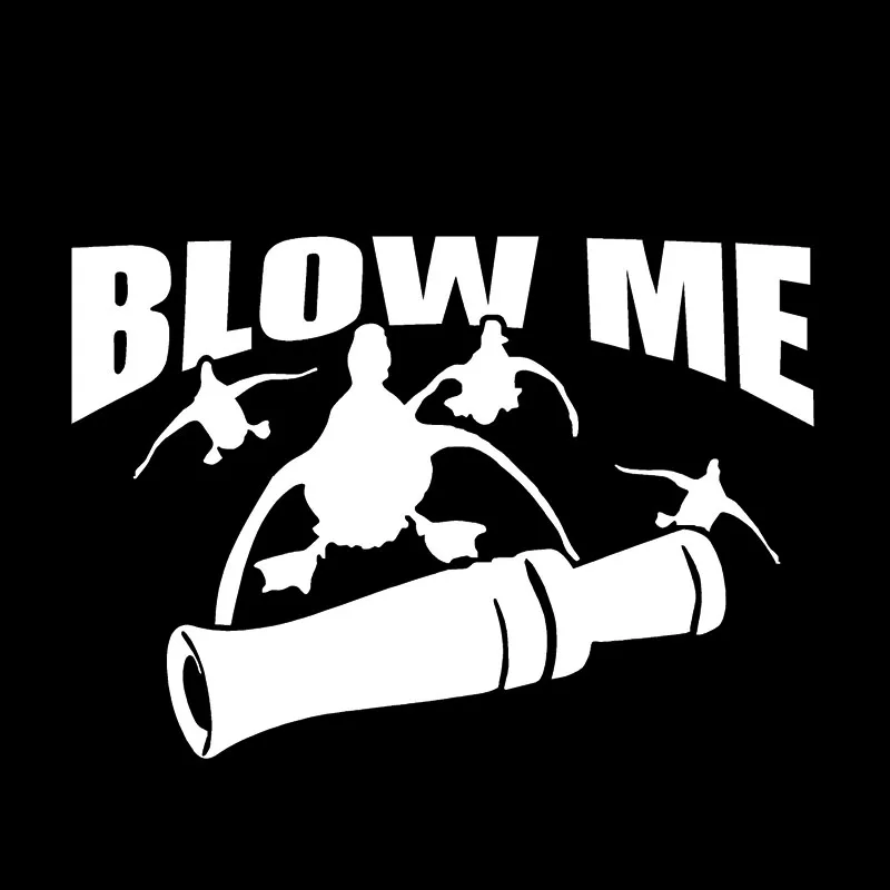 Новинка горячая Распродажа наклейка с надписью Blow Me Duck аксессуары для автомобиля