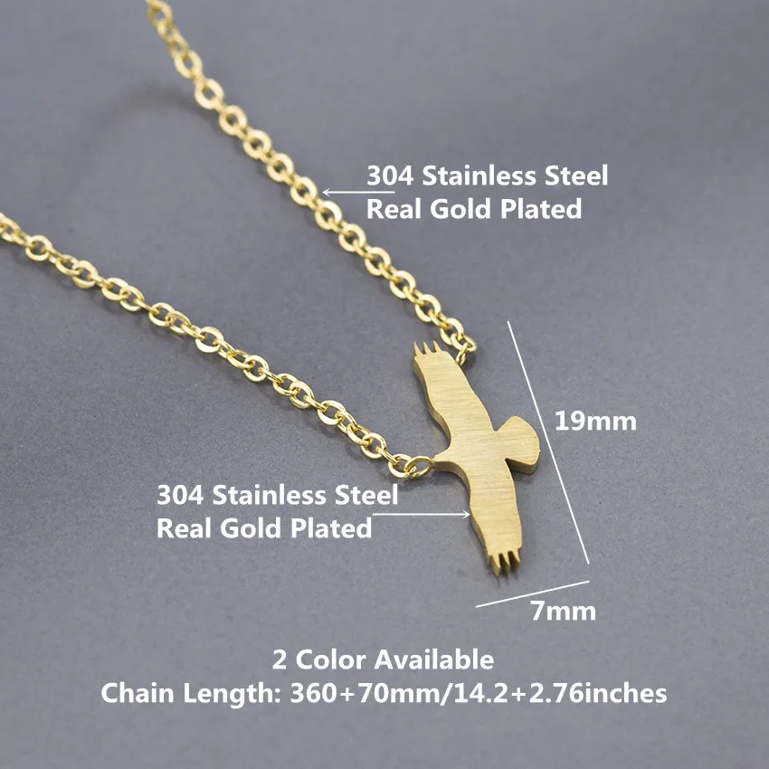 Американский Летающий орел ожерелье для женщин и мужчин птица животное