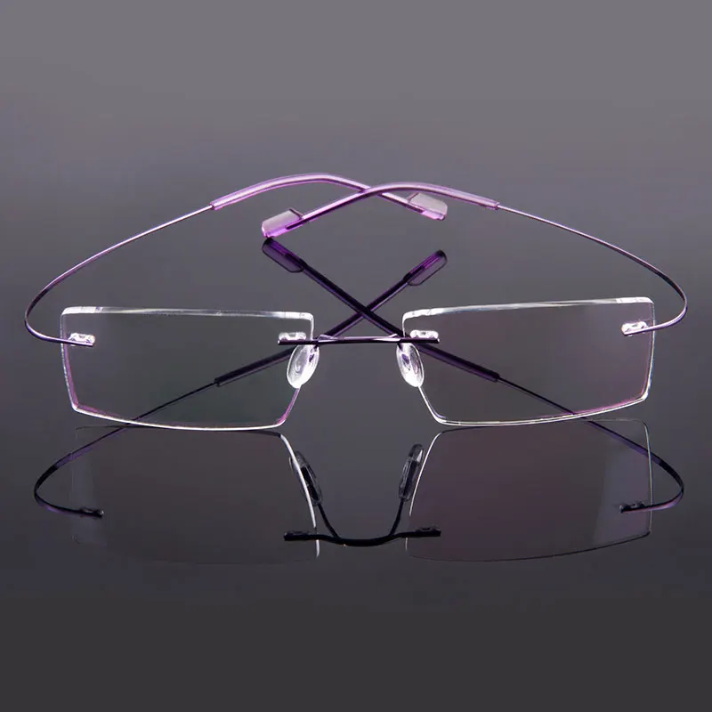 Новое Прибытие 9 цета мода без рака Сплава с памяю верхлкий какас|rimless glasses frames|glasses