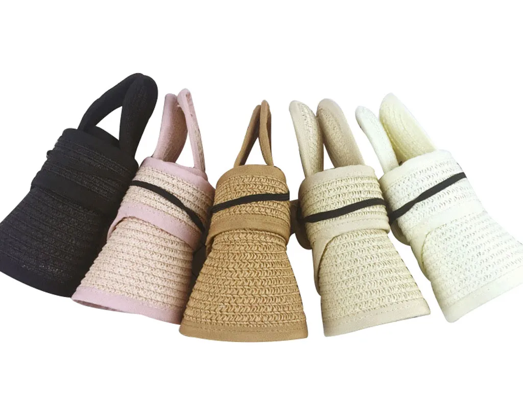 Шляпа детская соломенная с котом пустая Панама от солнца в Корейском стиле