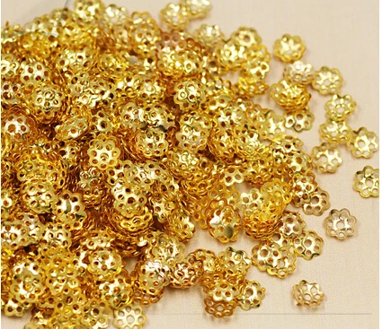 Большая распродажа золотой серебряный бронзовый родиевый полый цветок