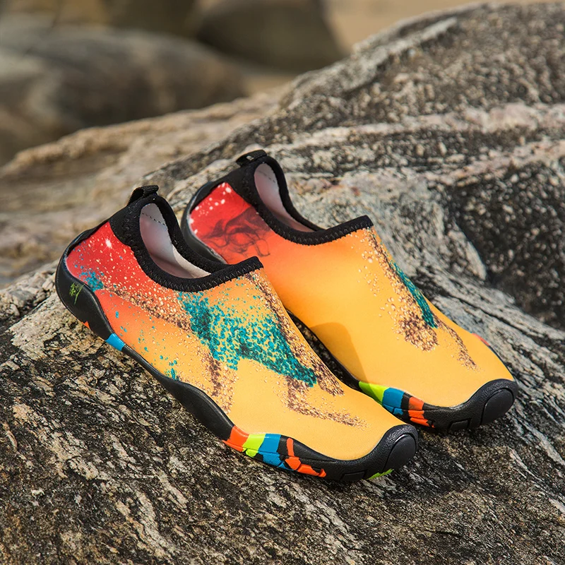 Aqua Shoes Women Outdoor Swimming Soft Beach Quick Drying Seaside Men Footwear for Fishing Big 35-46 Diving Sneakers | Спорт и