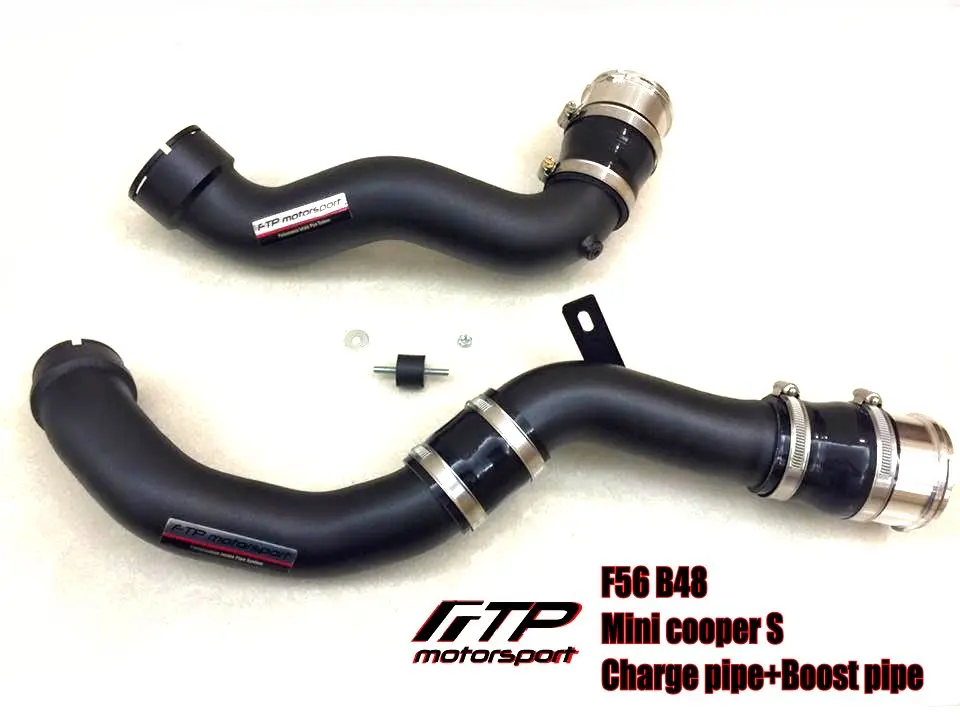 Фото Тайваньский FTP турбо зарядный набор труб + Boost труба для Mini cooper F56 B48 алюминиевая Тайваньский FTP турбо зарядный набор труб + Boost труба для Mini cooper F56 B48 алюминиевая