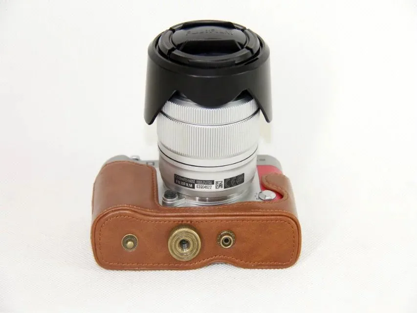 Камера из искусственной кожи чехол для Fujifilm Fuji XA3 X-A3 камера сумка с плечевым ремнем