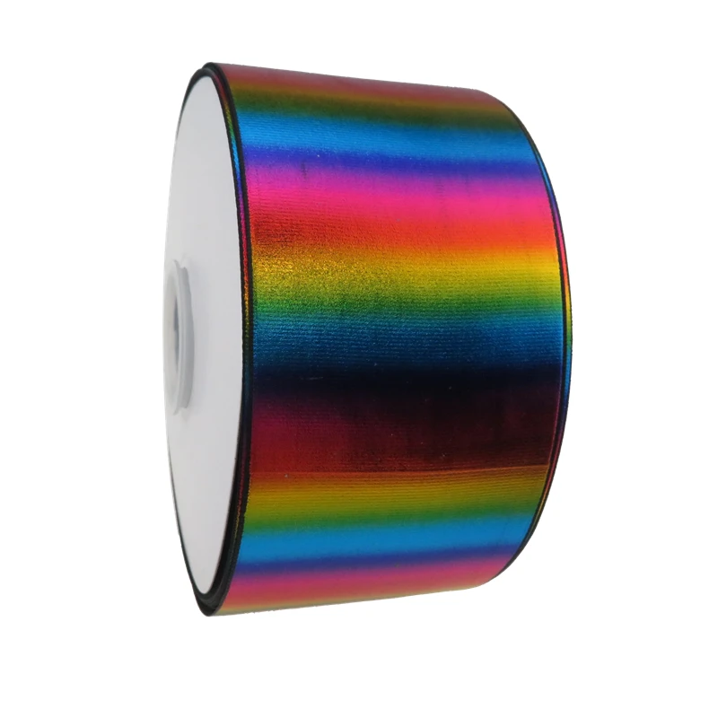 Shipping Free 3 Inch 75MM Hot Sales Shiny Colorful Printed Grosgrain Ribbon For Hair jojo Bows DIY Headwear 50yard per roll | Дом и сад