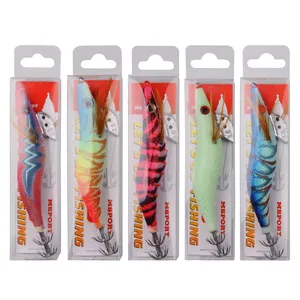 Светящаяся рыболовная приманка для ловли кальмаров, 10 шт., 12-21 г