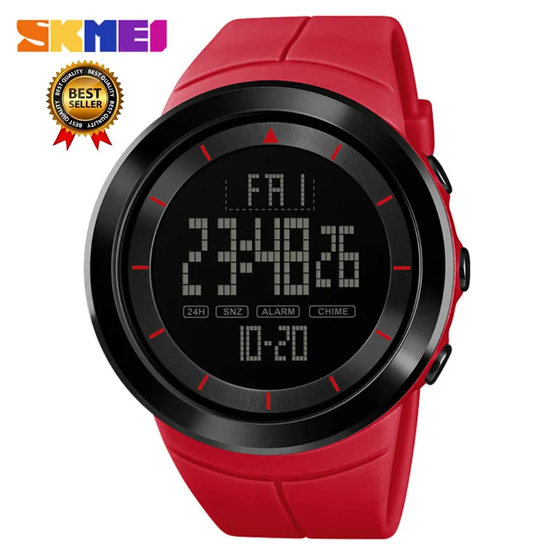 SKMEI спортивные часы водостойкие Chrono Multifunction цифровые для мужчин модные