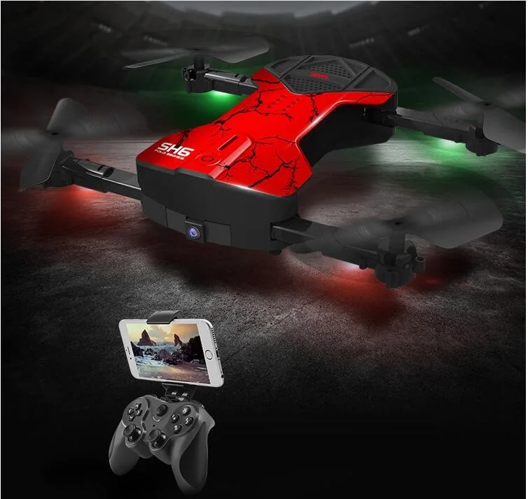 Квадрокоптер радиоуправляемый SH 6 2 4 ггц канала с камерой мп|helicopter quadcopter|2.4g 4chfpv drone