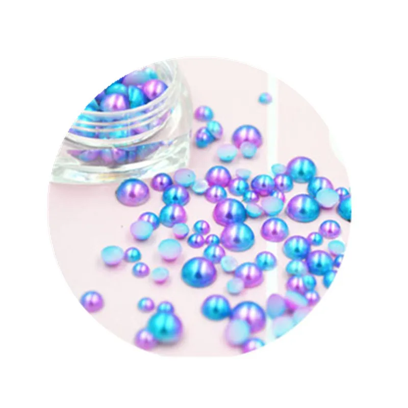 Новинка Лидер продаж украшения для дизайна ногтей с блестками жемчужные бусины