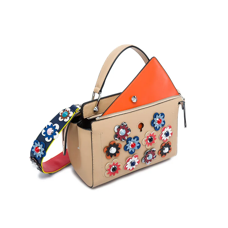 Новая Мода Натуральной Кожи Диких Леди Сумки Высокого Качества Щеки Сумка Шип