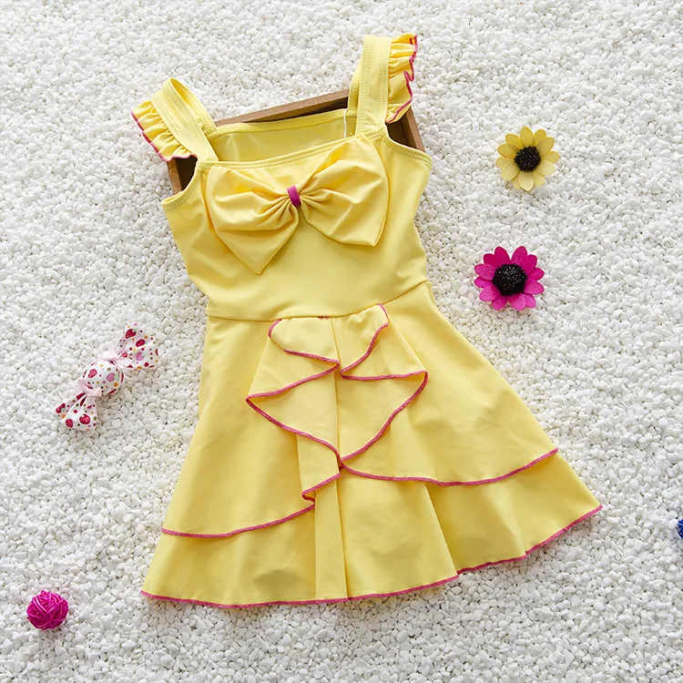 Бикини 2019 рубашка для маленьких девочек купальник цельное боди детский Пляжное