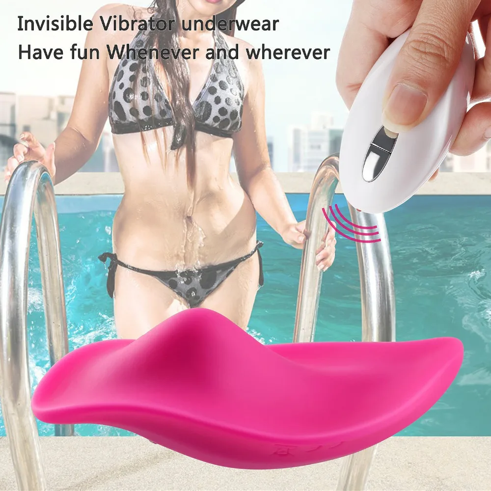 Vibefun портативный Стимулятор клитора невидимые тихие трусики вибратор
