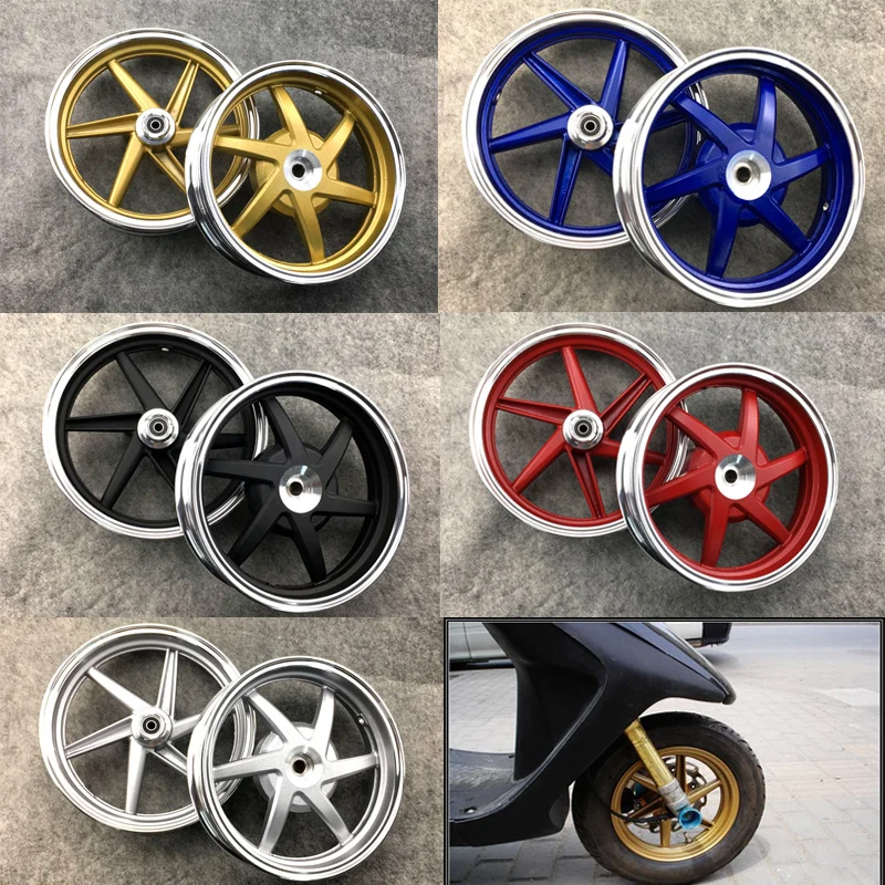 MOFO мотоцикл изменение колеса дисковый тормоз для DIO AF18 AF27 AF28 Z4 ZX AF34 AF35 10-дюймовая шпилька для Алюминий сплава передние задние колеса обода