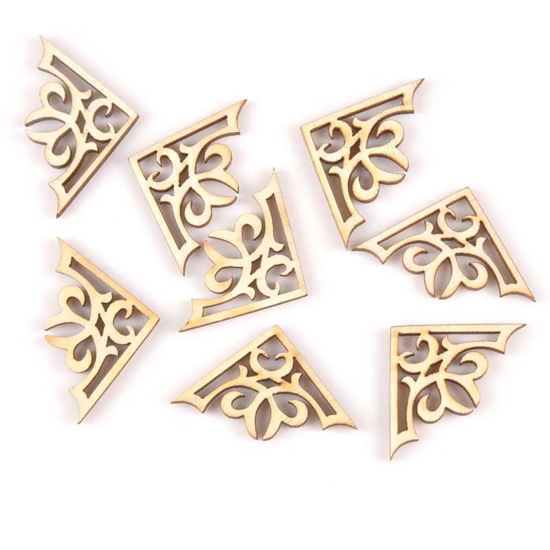 50pcs Wooden Gift Natural Rustic Wood Craft Labels for Home DIY Supplies Wedding Decoration | Дом и сад