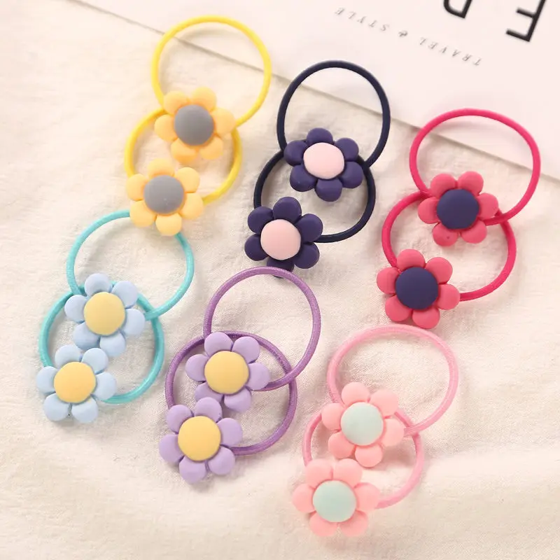 Резинки для волос розовые 3 см 12 шт./лот|Аксессуары девочек| |