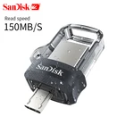 Высокоскоростной флеш-накопитель Sandisk sdd3, 150 Мбс, 32 Гб OTG, USB3.0, 128 ГБ, двойной OTG USB флеш-накопитель 64 ГБ, 16 ГБ