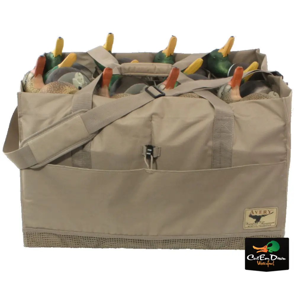 AVERY GREENHEAD GEAR GHG 12-SLOT Плавающая Утка Манок Мешок поле хаки новые размеры