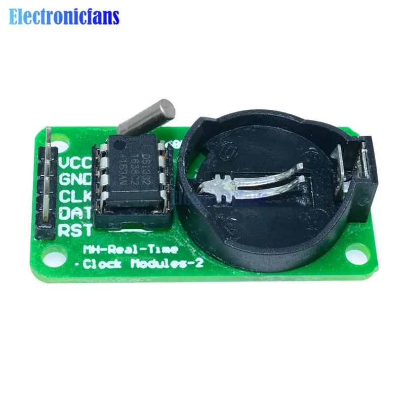 100% стандартный модуль часов DS1302 в реальном времени с CR2032 для Arduino Uno 30185 AVR ARM PIC