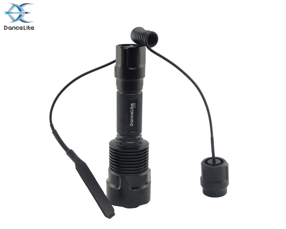 Высокомощный светодиодный фонарик lancelite C12 XM L2 U3 10xAMC7135 3500mA 1 м (Пульт ДУ на выбор)|led