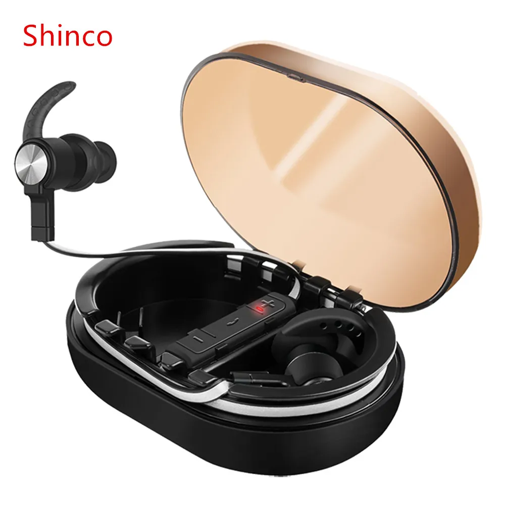 Shinco S128 наушники bluetooth спортивные Бег с микрофоном вкладыши Беспроводной earphonesbass