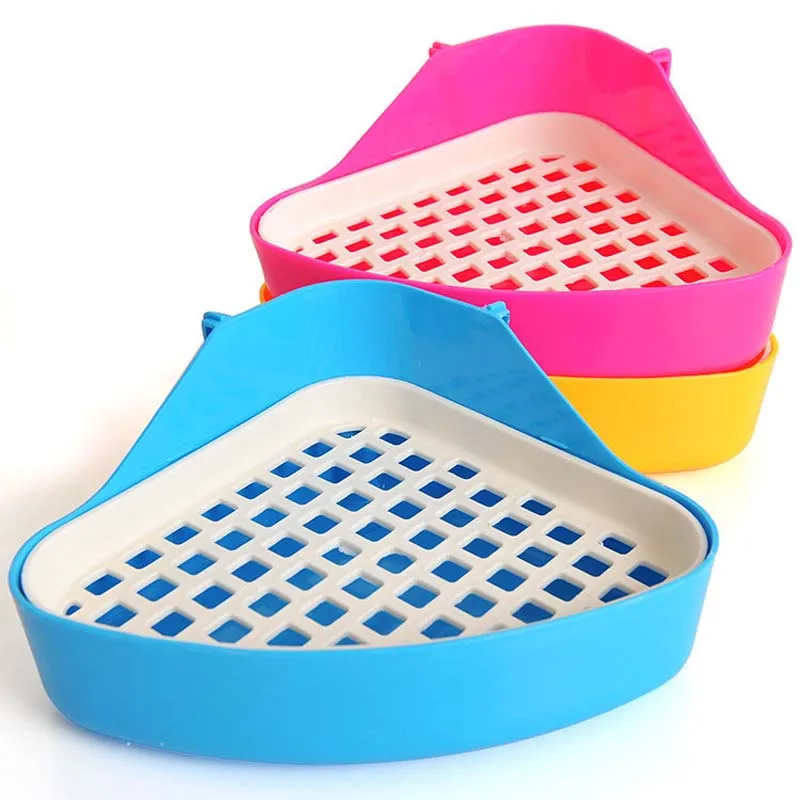 Поддон для туалета хорька зайца Hi пластиковый поддон морской свинки 3 цвета | Дом