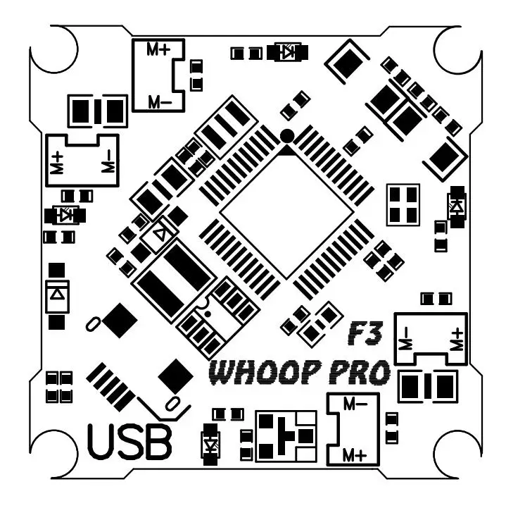 Новейшая доска управления полетом Whoop pro F3 + OSD для крошечного дрона квадрокоптера