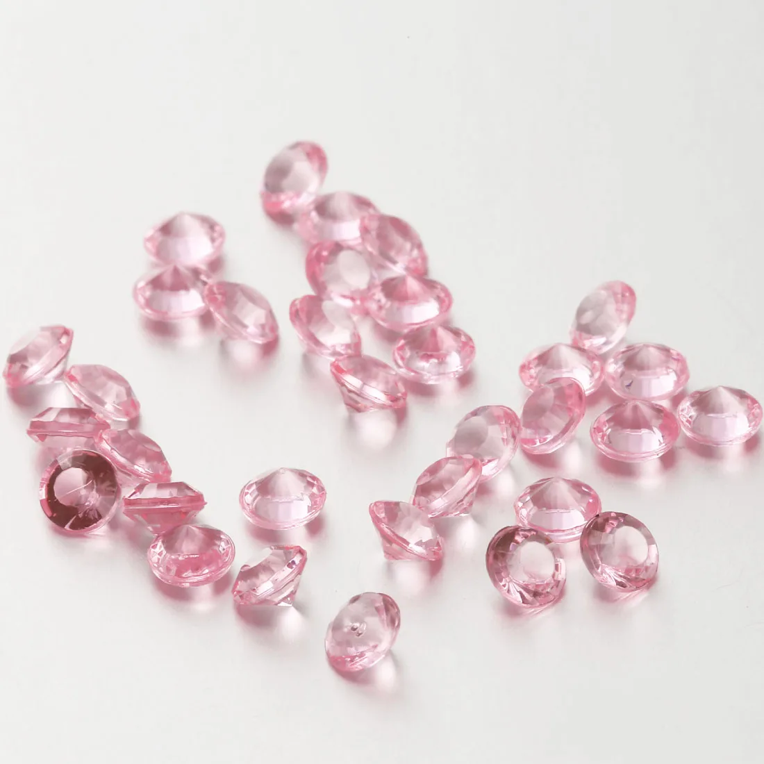 Pink 2000 штук, праздничные 4,5 мм акриловые кристаллы, алмазные конфетти, вечерние конфетти, принадлежности для мероприятий, свадебные Разбрасыватели конфетти для стола, украшения - Цвет: Pink
