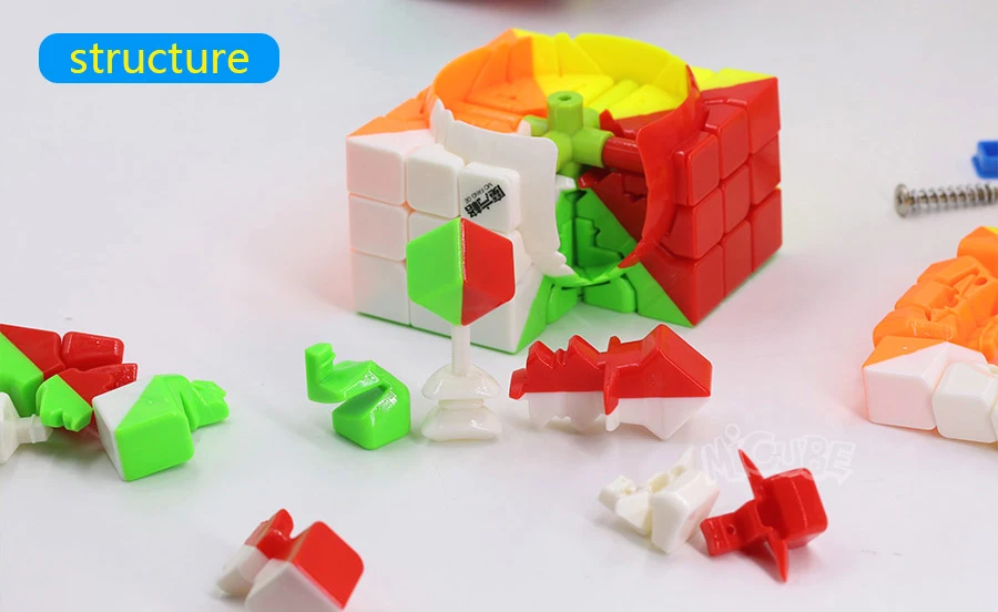 Qiyi Mofangge Wushuang 5x5x5, магические кубики, скоростная головоломка, 5x5, кубики для соревнований, игрушки WCA Championsh, квадратный пластик, черный, без стружки